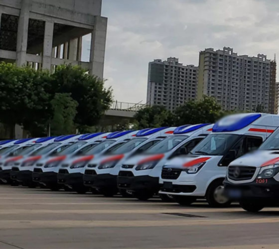 喀什服务车队展示