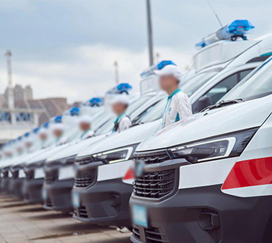 喀什服务车队展示